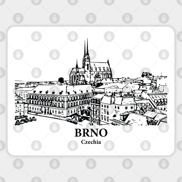 Brno - Czechia Magnet by Lakeric